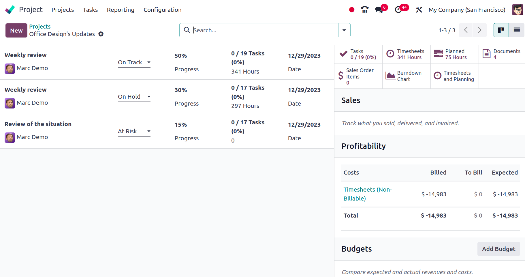 Fully functional inerface