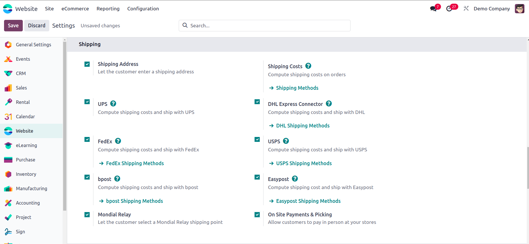Well crafted shipping methodologies
